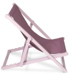 Leżak ogrodowy z tworzywa sztucznego Nap - fioletowy