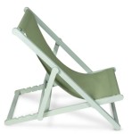 Leżak ogrodowy z tworzywa sztucznego Nap - zielony