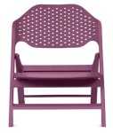 Fotel składany Cala - fioletowy