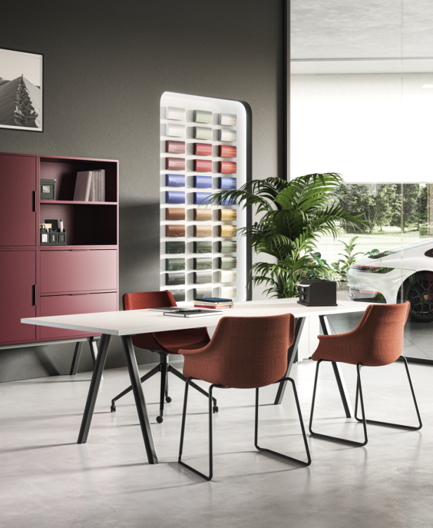 szafka Low Cabinet, szafka Gaber, szafka do biura, szafka do przechowywania dokumentów, przechowywanie segregatorów, nowoczesny design