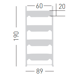 donice Gufo, donice Gaber, moduł z donicami, donice na taras, donice modułowe, nowoczesny design, włoski design