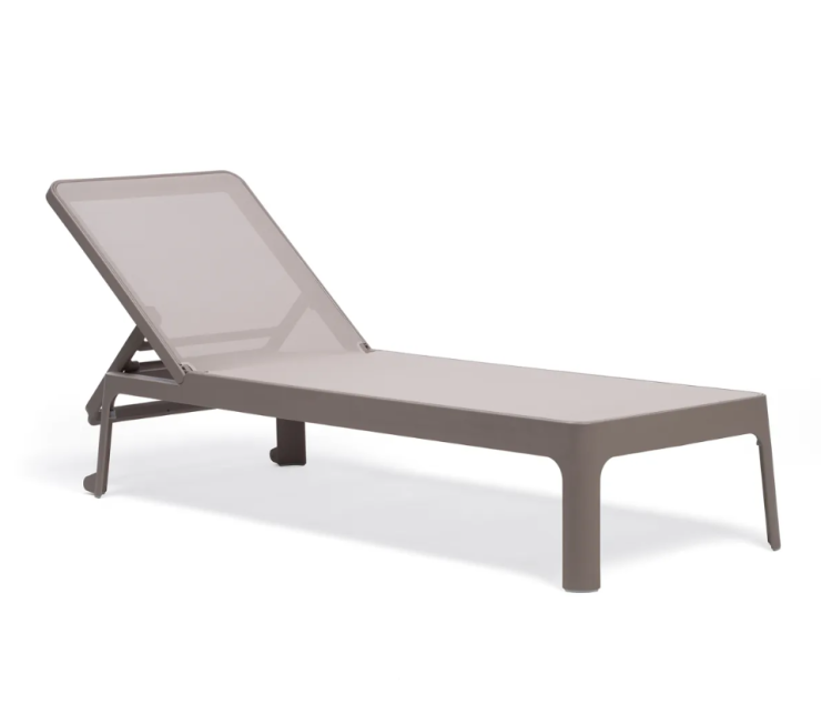 leżak Plano, Nardi, włoski design, leżak basenowy, leżak hotelowy, leżak do aquaparku, leżak komercyjny, regulowane oparcie, odporny na warunki atmosferyczne, odporny na wilgoć, odporny na pleśń, sztaplowany leżak