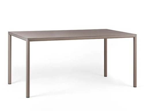 stół Piave, Nardi, stół ogrodowy, stół na taras, stół z laminatu, stół aluminiowy, stół odporny na warunki atmosferyczne, odporny na deszcz, odporny na pleśń, odporny na UV, nowoczesny stół, włoski design