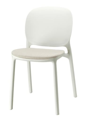 krzesło Hug, krzesło Scab Design, krzesło plastikowe, sztaplowane, skandynawski styl, balkon, taras, kawiarnia