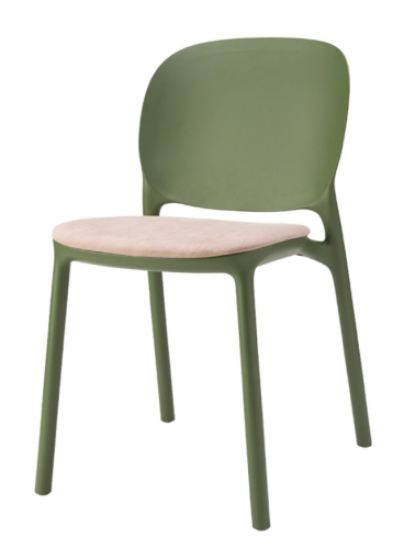 krzesło Hug, krzesło Scab Design, krzesło plastikowe, sztaplowane, skandynawski styl, balkon, taras, kawiarnia