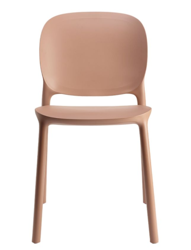 krzesło Hug, krzesło Scab Design, krzesło plastikowe, sztaplowane, skandynawski styl, balkon, taras, kawiarnia
