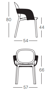 krzesło Hug, krzesło Scab Design, krzesło plastikowe, sztaplowane, skandynawski styl, balkon, taras, kawiarnia