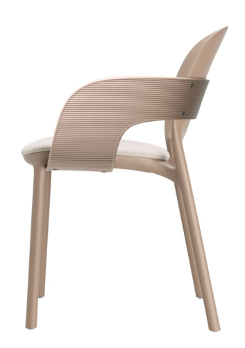 krzesło Hug, krzesło Scab Design, krzesło plastikowe, sztaplowane, skandynawski styl, balkon, taras, kawiarnia