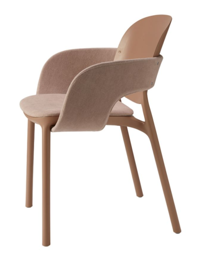 krzesło Hug, krzesło Scab Design, krzesło plastikowe, sztaplowane, skandynawski styl, balkon, taras, kawiarnia