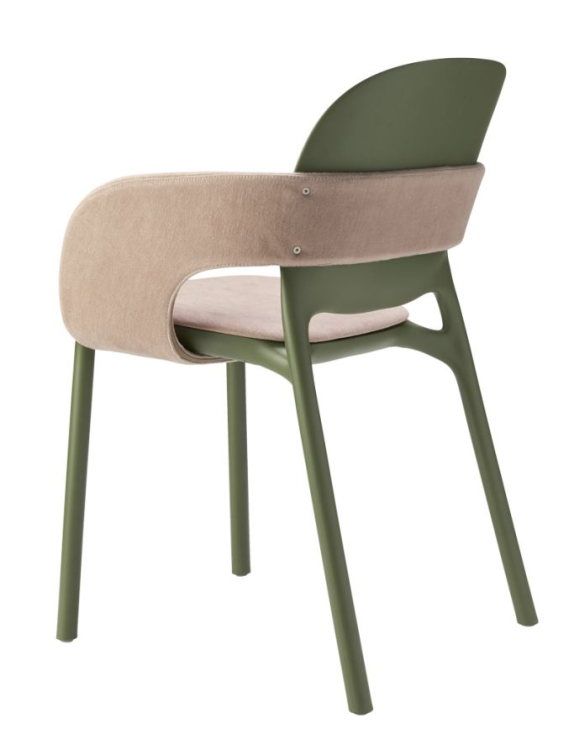 krzesło Hug, krzesło Scab Design, krzesło plastikowe, sztaplowane, skandynawski styl, balkon, taras, kawiarnia