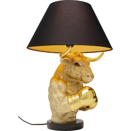 lampa Boxer Bull, lampa Kare, lampa byk, lampa stołowa, lampa Animal, nowoczesna lampa, ekstrawagancka lampa