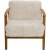 fotel Simon Creme, fotel Kare, wygodny fotel, ergonomiczny fotel, fotel do salonu, fotel do sypialni, drewniany fotel