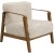 fotel Simon Creme, fotel Kare, wygodny fotel, ergonomiczny fotel, fotel do salonu, fotel do sypialni, drewniany fotel