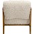 fotel Simon Creme, fotel Kare, wygodny fotel, ergonomiczny fotel, fotel do salonu, fotel do sypialni, drewniany fotel