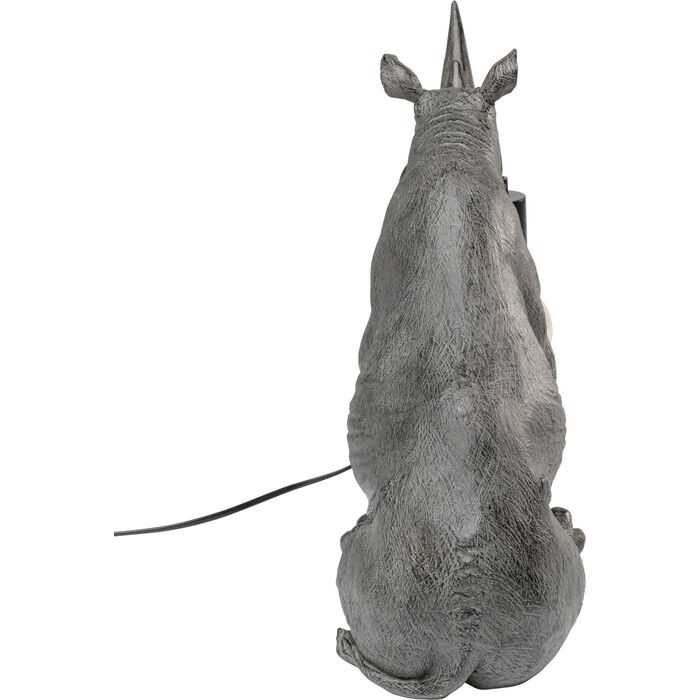 lampa Sitting Rhino, lampa Kare, lampa nosorożec, lampa Animal, lampa stołowa, lampa biurkowa, lampa do salonu, lampa do sypialni, egzotyczna lampa