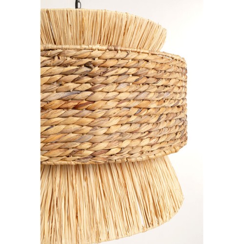 lampa Campo, lampa wisząca Kare, lampa boho, lampa do salonu, lampa do jadalni, lampa z naturalnych materiałów, lampa rattanowa