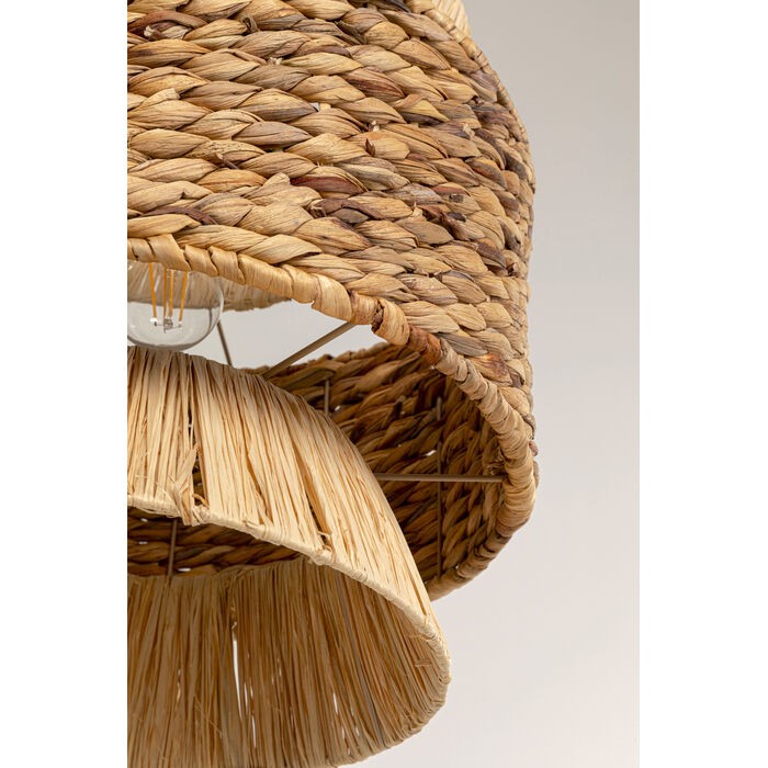 lampa Campo, lampa wisząca Kare, lampa boho, lampa do salonu, lampa do jadalni, lampa z naturalnych materiałów, lampa rattanowa