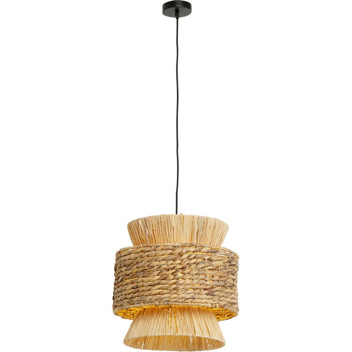 lampa Campo, lampa wisząca Kare, lampa boho, lampa do salonu, lampa do jadalni, lampa z naturalnych materiałów, lampa rattanowa