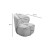 fotel Ellie, fotel Kare, fotel obrotowy, fotel do salonu, fotel do sypialni, ergonomiczny fotel, wygodny fotel, nowoczesny fotel