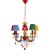 lampa Starlight, lampa Kare, lampa wisząca, kolorowy żyrandol, lampa do salonu, lampa do jadalni, lampa boho