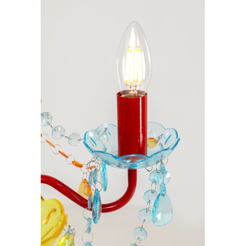 lampa Starlight, lampa Kare, lampa wisząca, kolorowy żyrandol, lampa do salonu, lampa do jadalni, lampa boho