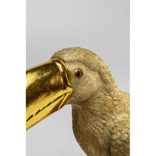 lampa Toucan Gold, lampa tukan, lampa Kare, lampa stołowa, lampa Animal, lampa biurkowa, nowoczesna lampa, złota lampa, nowoczesny design