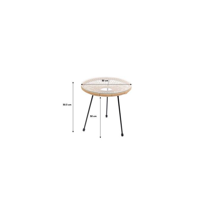 stolik kawowy Acapulco, stolik kawowy Kare, stolik kawowy na taras, stolik na balkon, nowoczesny design, stolik w stylu boho