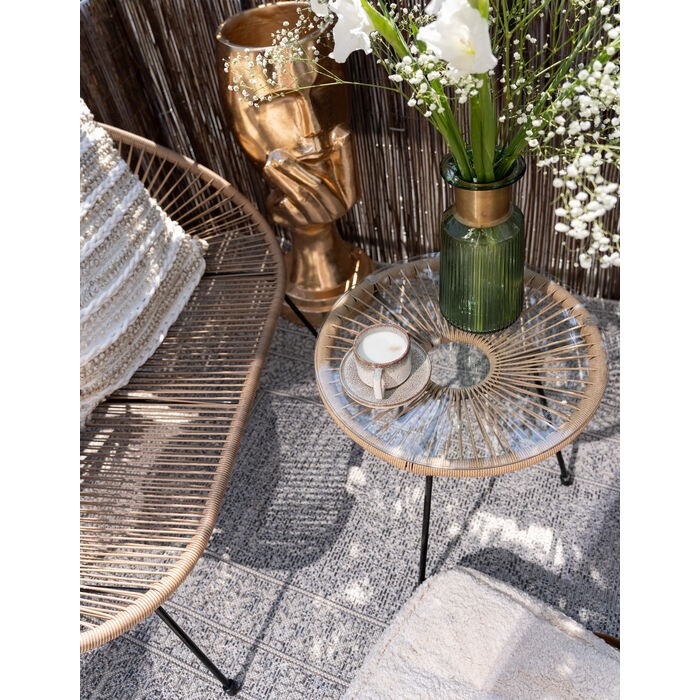 stolik kawowy Acapulco, stolik kawowy Kare, stolik kawowy na taras, stolik na balkon, nowoczesny design, stolik w stylu boho