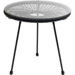 Stolik kawowy Acapulco Mono Black - Kare