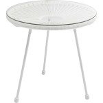 Stolik kawowy Acapulco Mono White - Kare