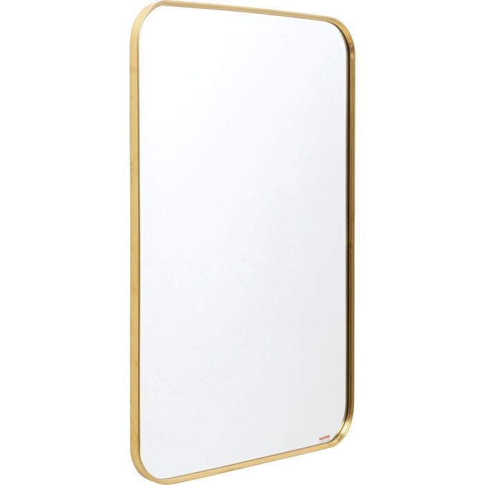 lustro Simply, lustro Kare, lustro prostokątne, lustro złota rama, lustro do salonu, lustro do przedpokoju, nowoczesne lustro, eleganckie lustro