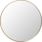Lustro Simply Brass Ø90cm - Kare