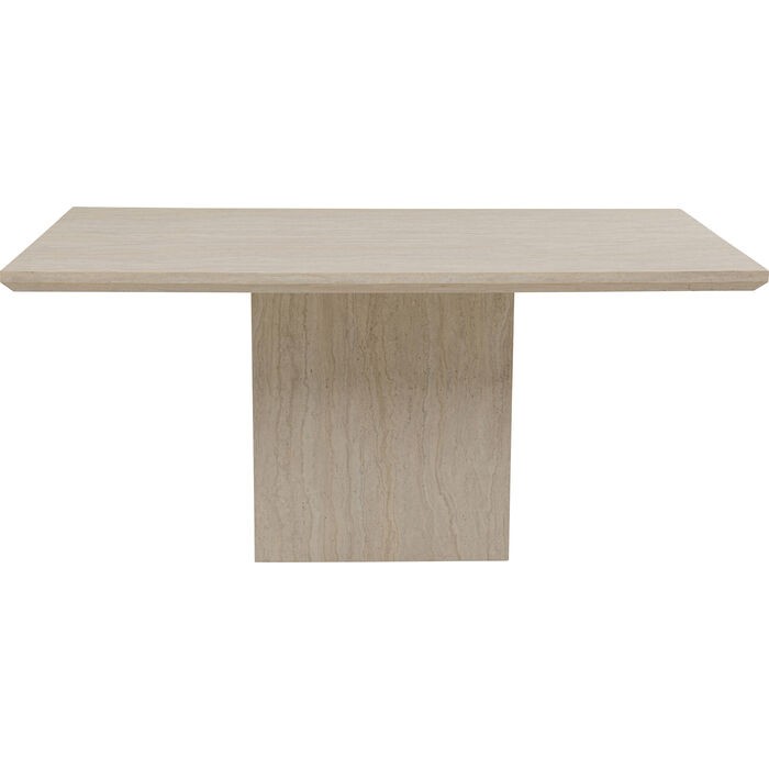 stół Travertino, stół Kare, stół do jadalni, nowoczesny stół, stół z imitacji kamienia, nowoczesny stół, nowoczesny design