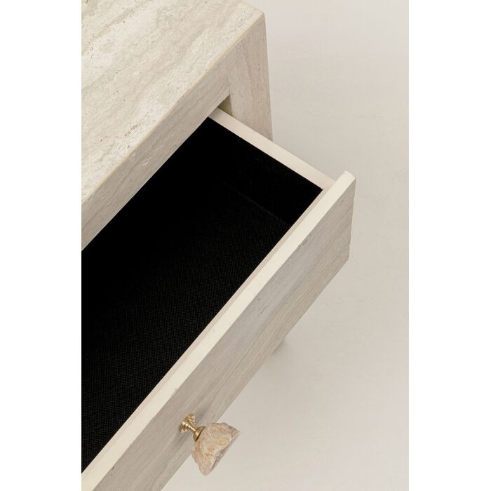 konsola Travertino, konsola Kare, konsola z imitacji kamienia, konsola do przedpokoju, konsola do sypialni, nowoczesna konsola, nowoczesny design