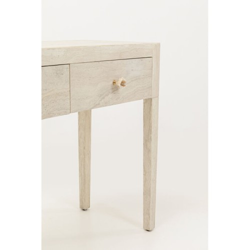konsola Travertino, konsola Kare, konsola z imitacji kamienia, konsola do przedpokoju, konsola do sypialni, nowoczesna konsola, nowoczesny design