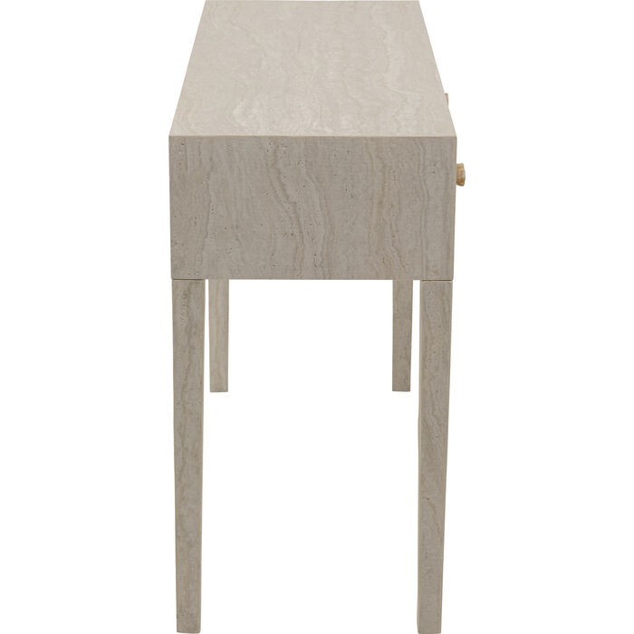 konsola Travertino, konsola Kare, konsola z imitacji kamienia, konsola do przedpokoju, konsola do sypialni, nowoczesna konsola, nowoczesny design