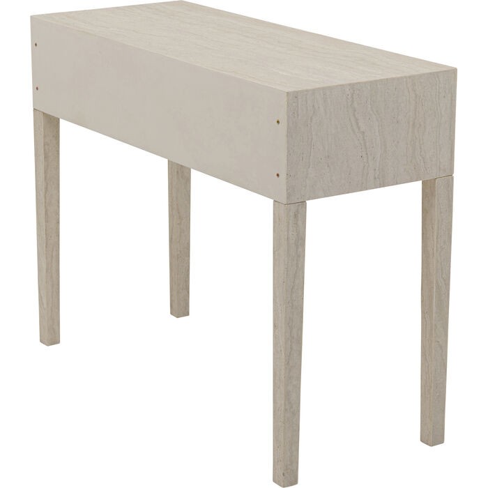 konsola Travertino, konsola Kare, konsola z imitacji kamienia, konsola do przedpokoju, konsola do sypialni, nowoczesna konsola, nowoczesny design