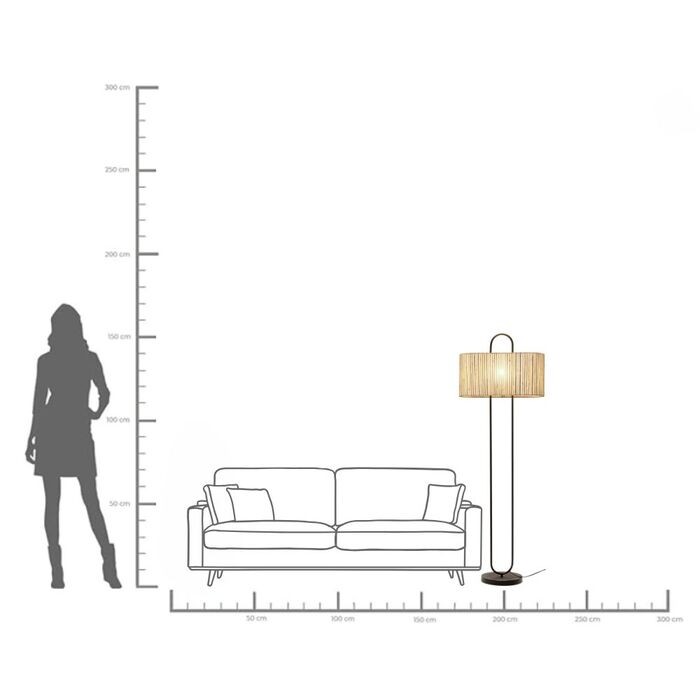 lampa podłogowa Philadelphia, lampa Kare, lampa do salonu, lampa do sypialni, lampa w stylu boho