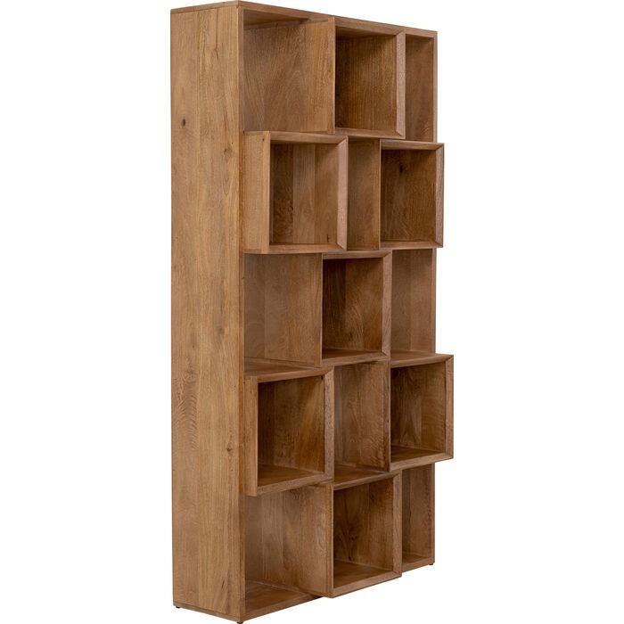 regał Cubes Balance, regał Kare, regał drewniany, regał na książki, regał do salonu, regał do gabinetu, nowoczesny regał, regał w stylu boho