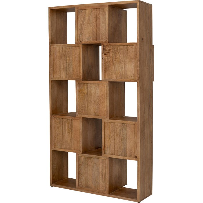 regał Cubes Balance, regał Kare, regał drewniany, regał na książki, regał do salonu, regał do gabinetu, nowoczesny regał, regał w stylu boho