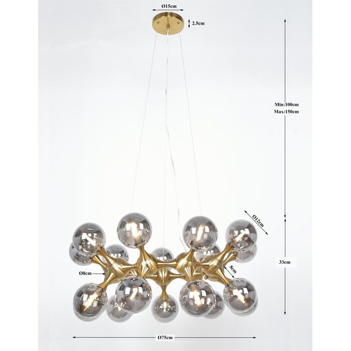 lampa Atomic Balls, lampa Kare, lampa wisząca, lampa sufitowa, nowoczesna lampa, nowoczesny design, lampa do salonu, lampa do jadalni