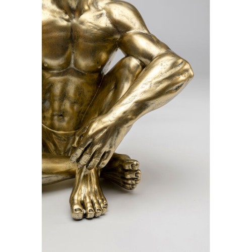 lampa Nude Man, lampa Kare, lampa stołowa, lampa biurkowa, lampa człowiek, złota lampa, rzeźbiarska lampa, nowoczesna lampa