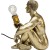 lampa Nude Man, lampa Kare, lampa stołowa, lampa biurkowa, lampa człowiek, złota lampa, rzeźbiarska lampa, nowoczesna lampa