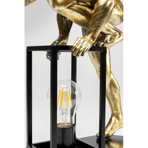 lampa Nude Man, lampa Kare, lampa stołowa, lampa biurkowa, lampa człowiek, złota lampa, rzeźbiarska lampa, nowoczesna lampa