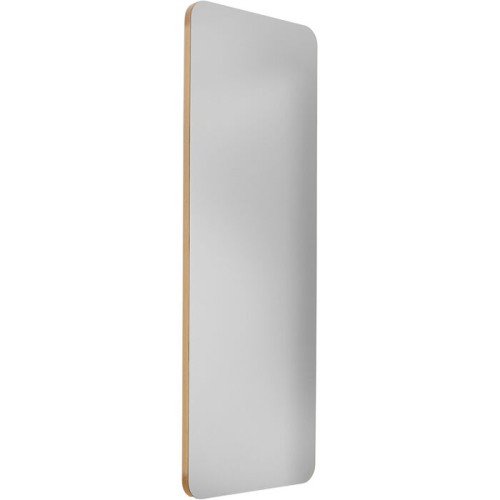 lustro Cleo, lustro Kare, lustro ścienne, lustro prostokątne, lustro do salonu, lustro w dębowej ramie, minimalistyczne lustro