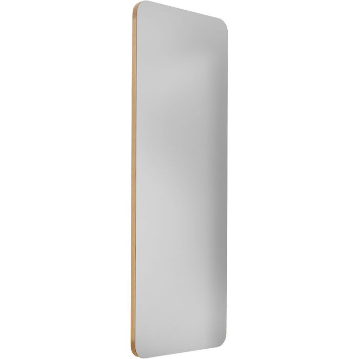 lustro Cleo, lustro Kare, lustro ścienne, lustro prostokątne, lustro do salonu, lustro w dębowej ramie, minimalistyczne lustro