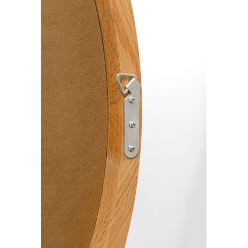 lustro Cleo, lustro Kare, lustro ścienne, lustro okrągłe, lustro do salonu, lustro w dębowej ramie, minimalistyczne lustro