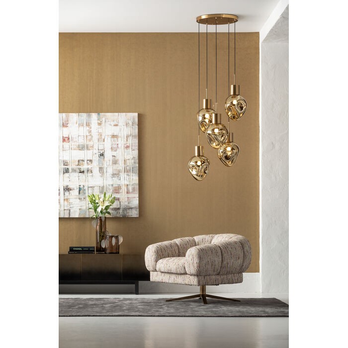 lampa Supernova, lampa Kare, lampa z pięcioma kloszami, lampa wisząca, nowoczesna lampa, wyjątkowy design, nowoczesny design