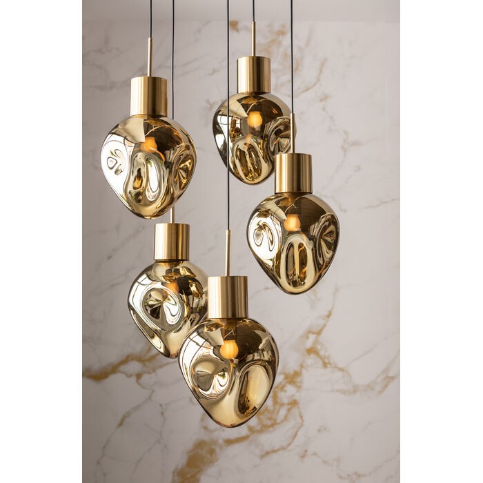 lampa Supernova, lampa Kare, lampa z pięcioma kloszami, lampa wisząca, nowoczesna lampa, wyjątkowy design, nowoczesny design