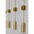 lampa Candy Bar Gold, lampa wisząca, lampa LED, złota lampa, lampa do jadalni, lampa z regulowaną wysokością, Kare Design